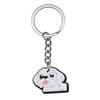 New Arrival Adorable Pet Dogs PVC Soft Keychains Bag Hanging Pendant Car Keyrings Animals Key Chains Accessories Wholesale Gift