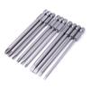 Pack Of 10 Precise Screwdriver Bit Set 100mm Length SL3.0/SL4.0/SL5.0/SL6.0 PH1/PH2 Suitable for Slotted & Crosshead Use