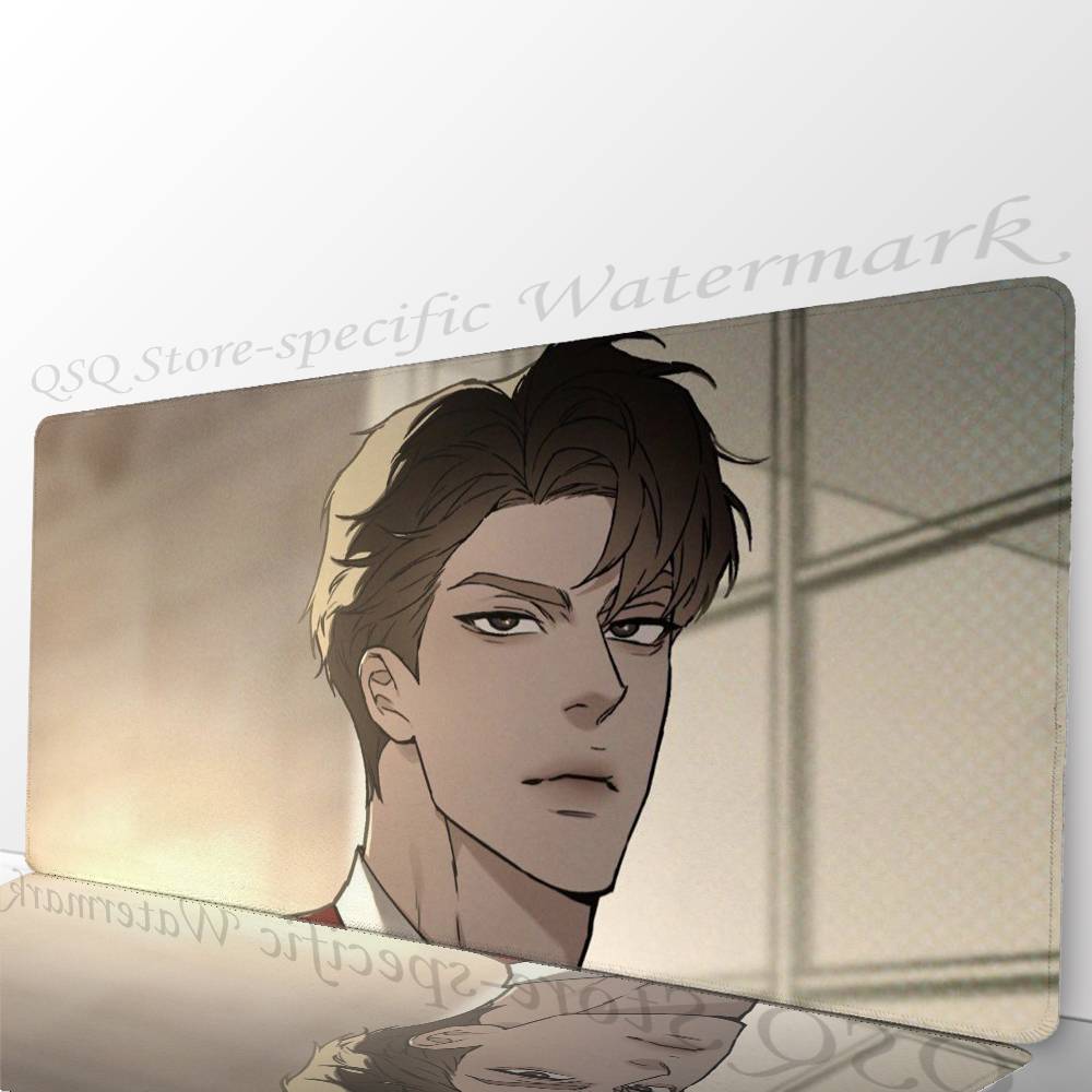 Manga Kwon T-Taekjoo Mousepad Non-slip Suitable For Office Computers Laptops E-sports Game Desk Mats XXL Keyboard