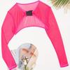 2025 Women's Long Sleeve Mesh Swimsuit Cover-up: Solid Color Beach Swimwear