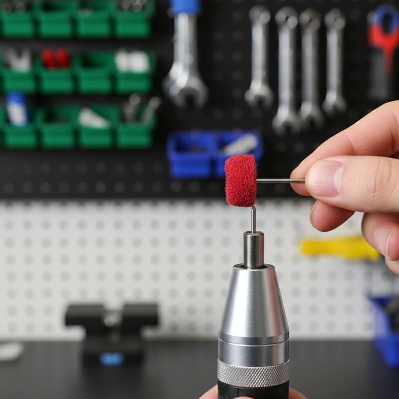 Mini Drill Abrasive Fiber Polishing Brush 10PCS Scouring Wheel Pad Set for Metal Surface Restoration and Home Maintenance