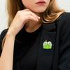 Brosche Anstecknadel Cartoon Frosch Design Zinklegierung Nadel Handbemalte Emaille Glasur Anzüge Mäntel Pullover Abzeichen Vielseitiges Accessoire