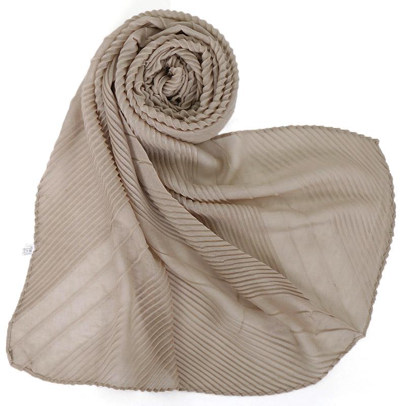 Sciarpa di Cotone a Pieghe Stropicciate Hijab di Grandi Dimensioni per Donne Velo Musulmano Copricapo Sciarpa Stropicciata Foulard Islamico Femme Hijab