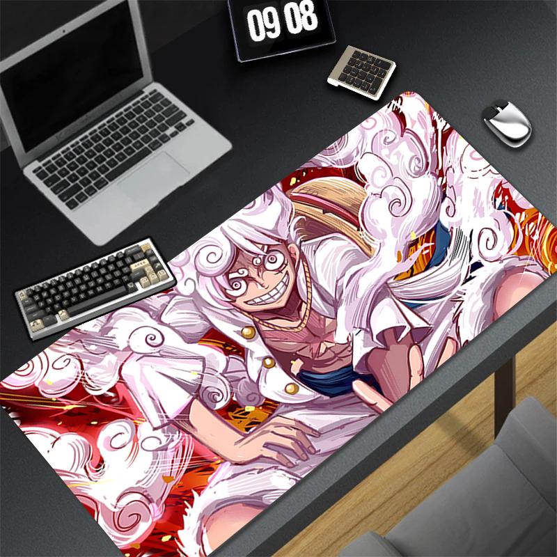 Mouse Pad Desk Mat Anime Mat Gaming One Piece Mousepad Computer and Office Gamer Cabinet Personality-Filled Keyboard Pad
