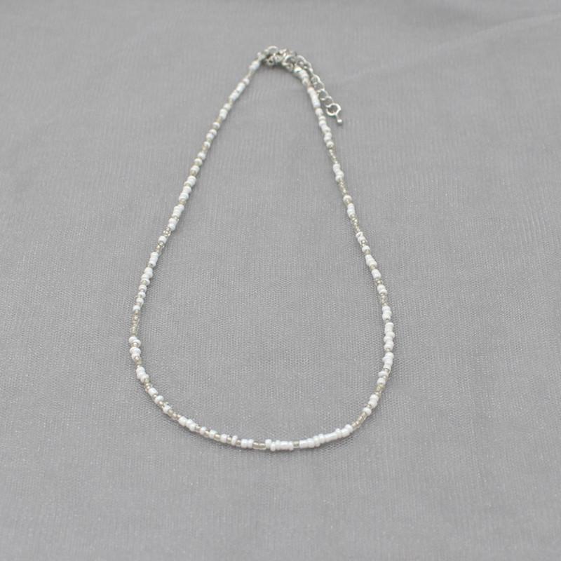Korean Style Dopamine Color Beaded Necklace - Girly Bohemian Clavicle Chain