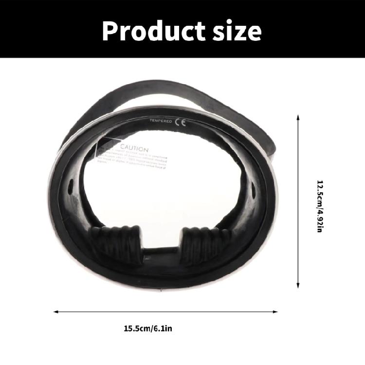 Ovals Shape Clear Panoramic Goggle Large Frame Snorkels Diving Mask Widely View Freediving Mask Diving Accessories