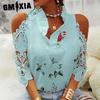 GMXIA Women's Fashion Casual V Neck Blouses & Shirts