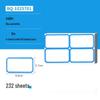 NVV Self-Adhesive Label Stickers