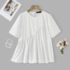 ZANZEA Women Casual Round Neck Loose Summer Cotton Short Sleeve T-Shirts