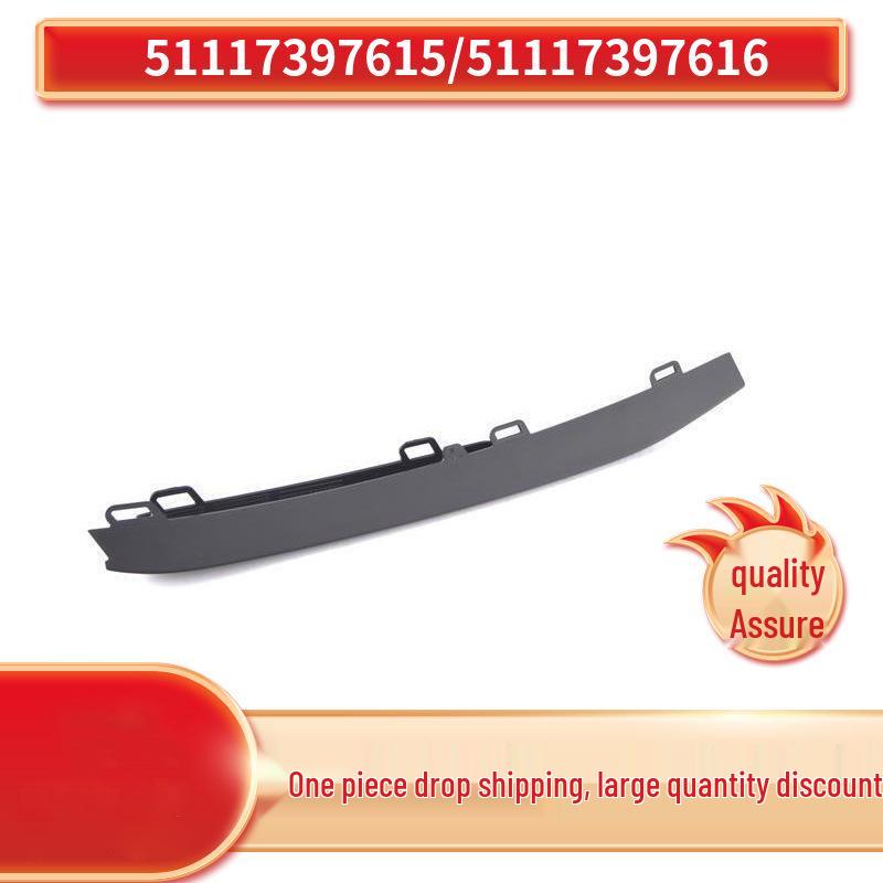 

BMW F30 3 Series 320i Black Fog Light Trim, Compatible with Part Numbers 51117397615, 51117397616 Left 51117397615