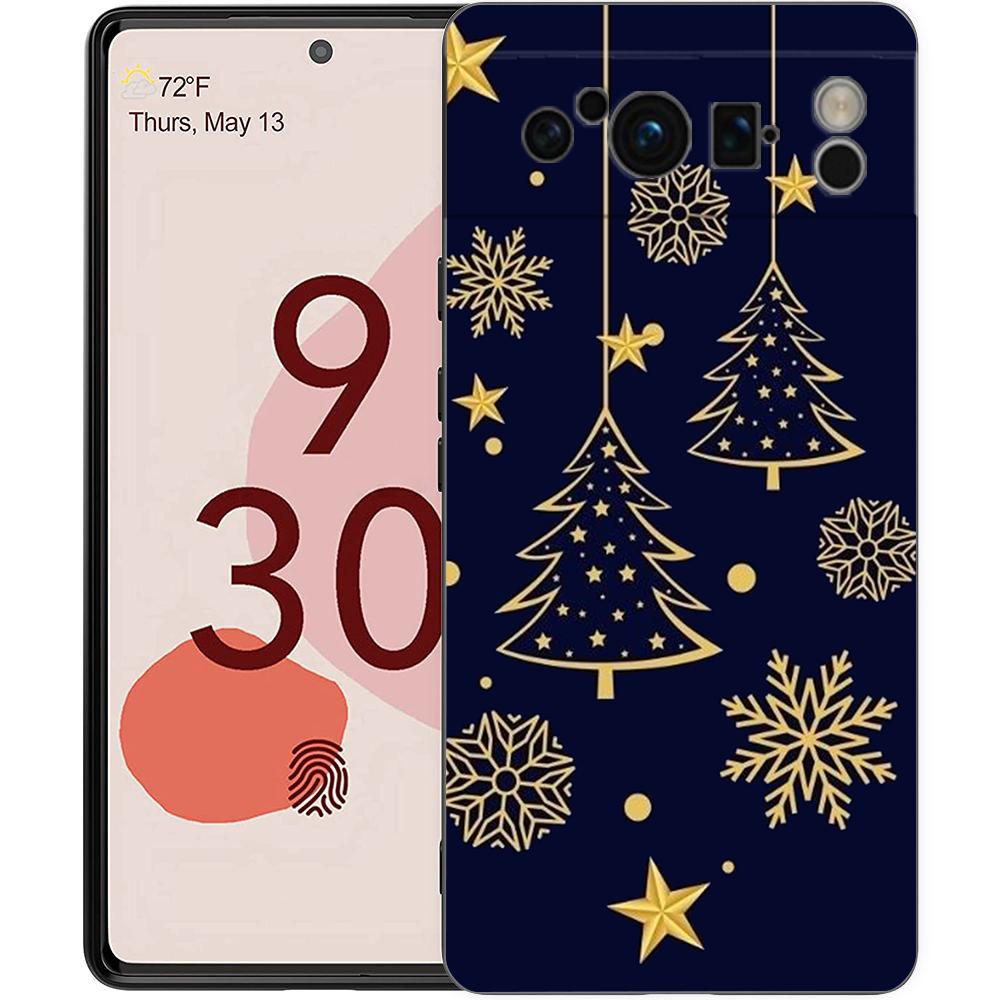 

Merry Christmas Tree For Google Pixel 8 Pro Phone Case Pixel 9 Pro XL TPU Case Pixel 8 Pro 8A 7A 7 6A 6 Pro Soft Black Cover Pixel 8A