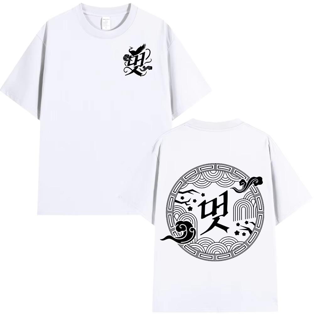 A genuine traditional Tshirt gift for fans in the world a Korean Kpop fashionable men cotton shortsleeved top springsummer
