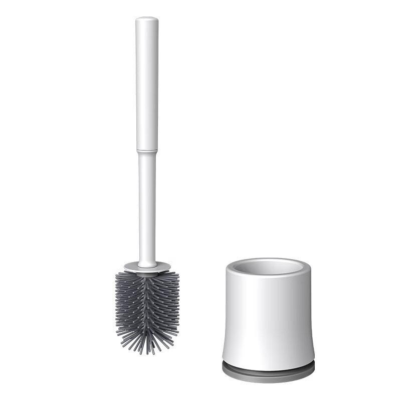 HQPC Wall-Mounted Long-Handle Toilet Brush Set