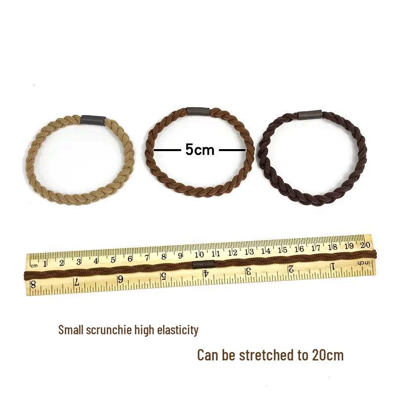 Neukundenangebot: Langlebiges Hochelastisches Damen-Haargummi - Schonend für das Haar, Verdicktes Design