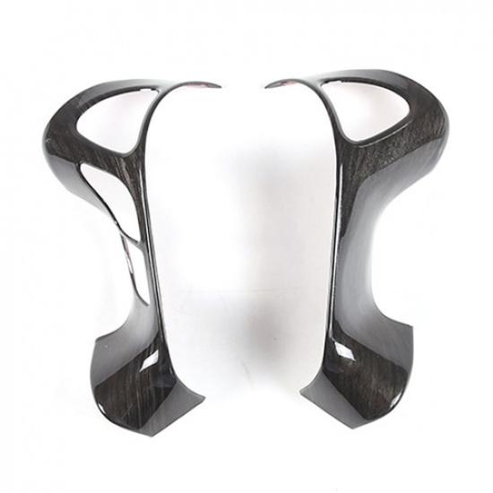 Grain ABS Steering Wheel Button Cover Trim For Nissan Pathfinder 13-18