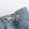 Spiderweb Shape Metal Fastening Button Detachable Pant Buttons Pin Crafts Waist Tightener Clothing Buckle Sewing Tool
