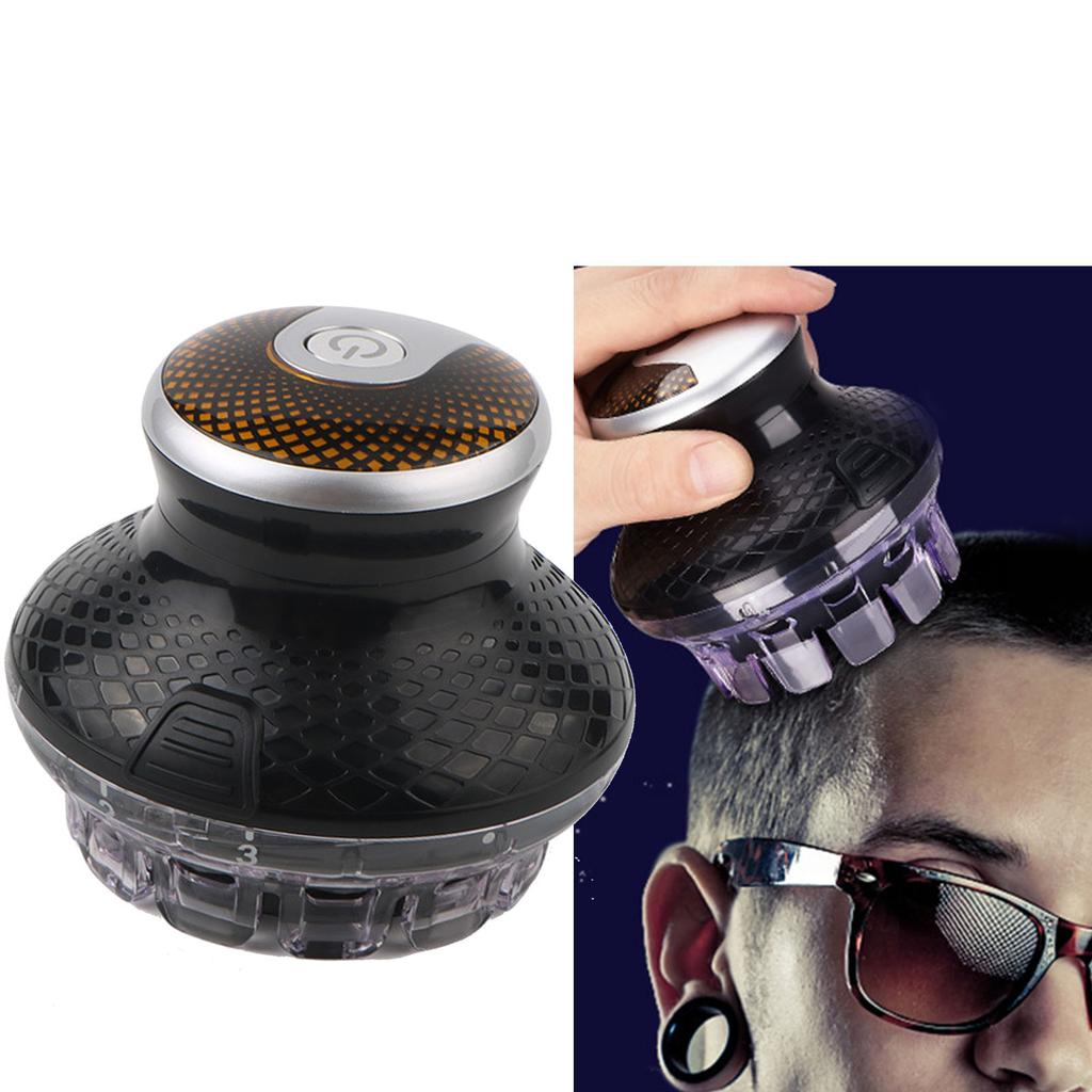 Elektrischer Haarschneider USB Wiederaufladbar 3 Stufen Schnittlänge LED Haartrimmer mit 2 Führungskämmen