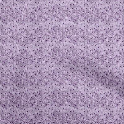 Georgette Viskose Dusty Purple Stoff Blockstoff zum Nähen Bedruckter Bastelstoff Meterware 42 Zoll