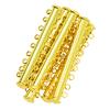 5 Sets Multi Strand Slide Magnetic Clasps DIY Jewelry 8 Strand  46x10x6mm