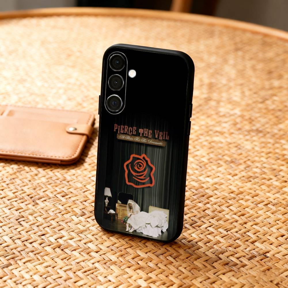 P-Pierce T-The V-Veil Band  Phone Case For Samsung  A73,A21s,A22,A31,A32,A52,A53,A71,A80,Soft Black Shell