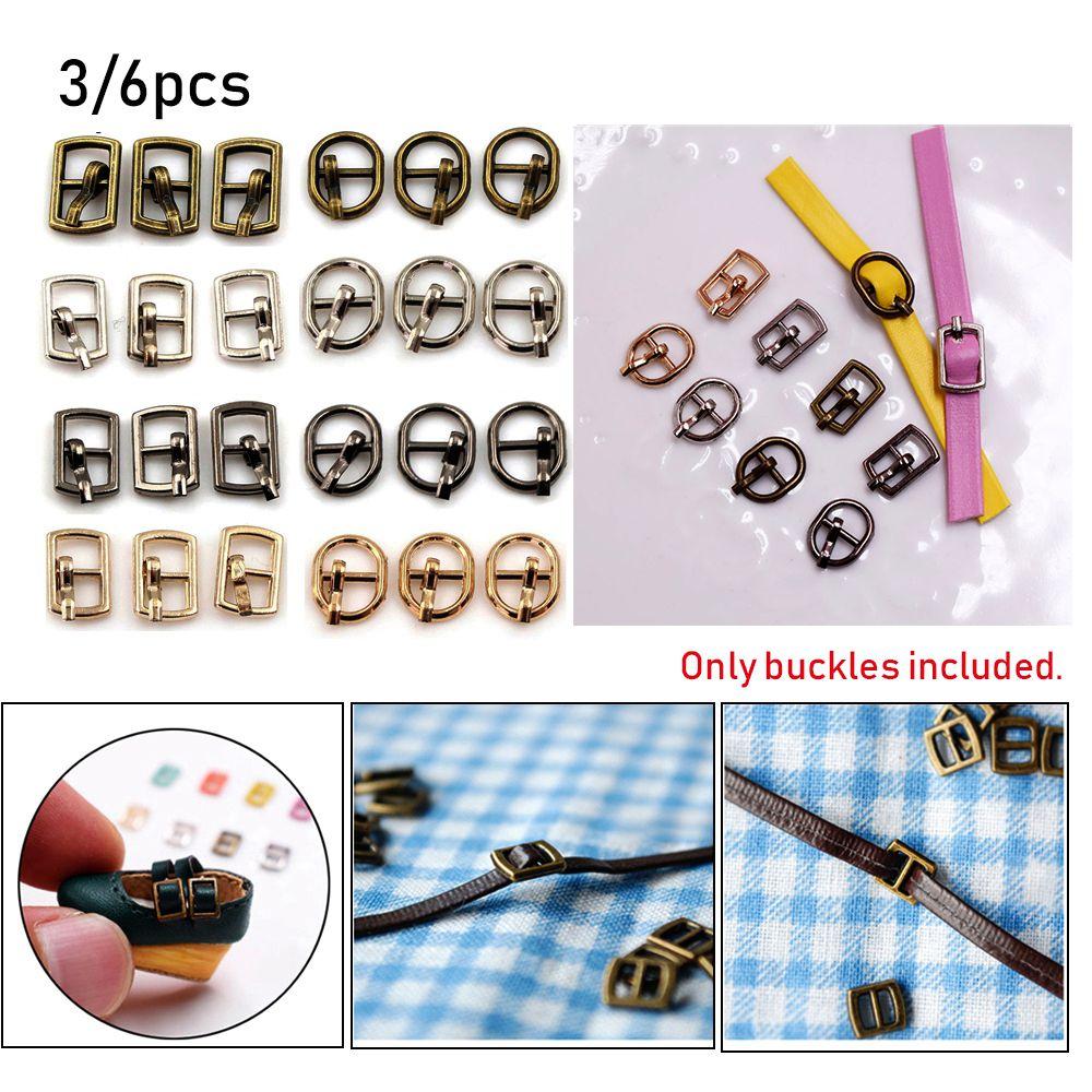 Plüschtiere Mini Ultra-klein DIY Puppen Schnallen Puppentaschen Zubehör Tri-glide Schnalle Gürtelknöpfe