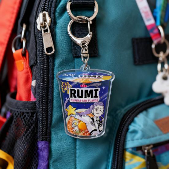 Korean Pop Cartoon Charm Acrylic Anime Character Boy Tiger Keychain Charm Cute Bag Backpack Charm Collectible Gift for Fans