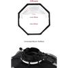 Triopo KX90 90cm/35.4-inch Foldable Outdoor Speedlight Octagonal Softbox Umbrella Softbox for Godox V1 AD200 Pro Round Head Flashlight Diffuser