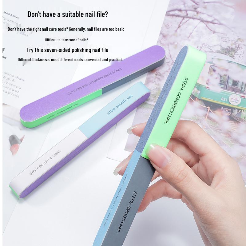 Newcomer Exclusive: Nail File Tool Set - 3 Sponge Buffing Strips with Free Shipping