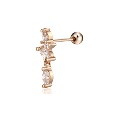 CRANNE 14K Drop Piercing Recommendation (Gold Pin) C24PGP019