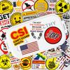 50PCS Funny Hard Hat Stickers for Adults Waterproof Vinyl Engineering Stickers for Water Bottle, Laptop, Helmet, Cars, Tool Box