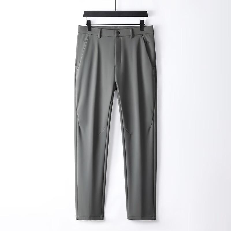 Yiliteng Men s Classic Business Casual Straight-Leg Pants YTMMC99031 L