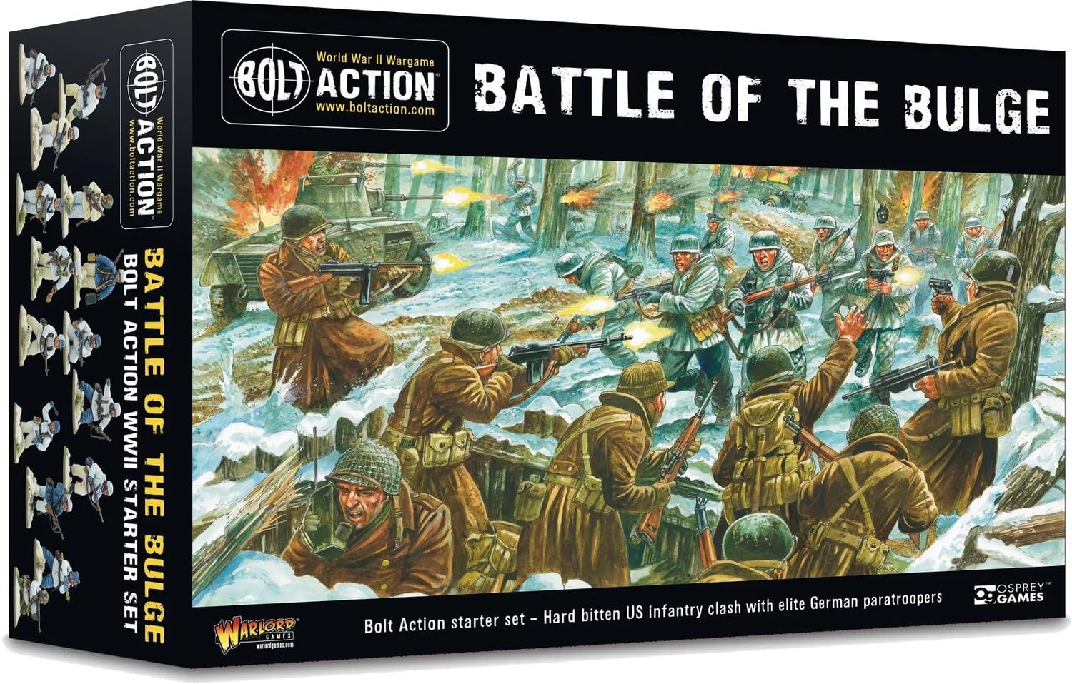 

Warlord Action Bolt Action Starter Set Battle of the Bulge Assembly Kit WLG401510005 Games/Bolt 1/56 (Military)
