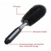 Simple Handle Car Wheel Brush Soft Bristle Tire Steel Ring Detail Cleaning Brush Car Washing Supplies Tool