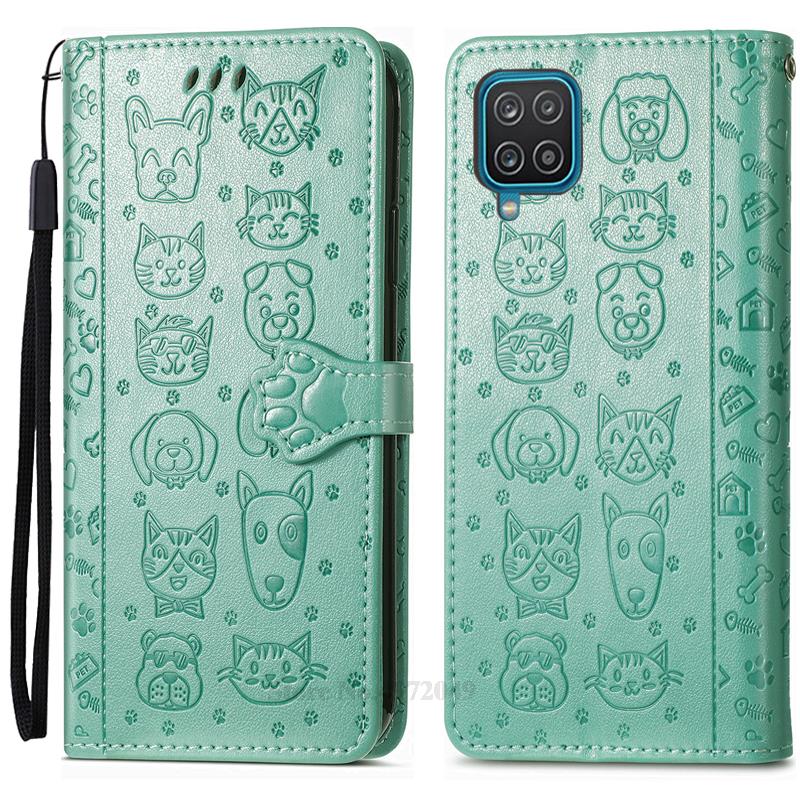 SamsungA12 Case For Samsung Galaxy A12 Wallet Leather Flip Phone Case For Samsung A12 A 12 Case Protective Cover Coque Fundas