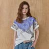 Maxza Bandana Color Block Round Neck T shirT ze06qT030na