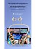 M101S Bluetooth Neckband Earphones with Long Battery, TF Card Support, Karaoke, and Back-In Ear Design.