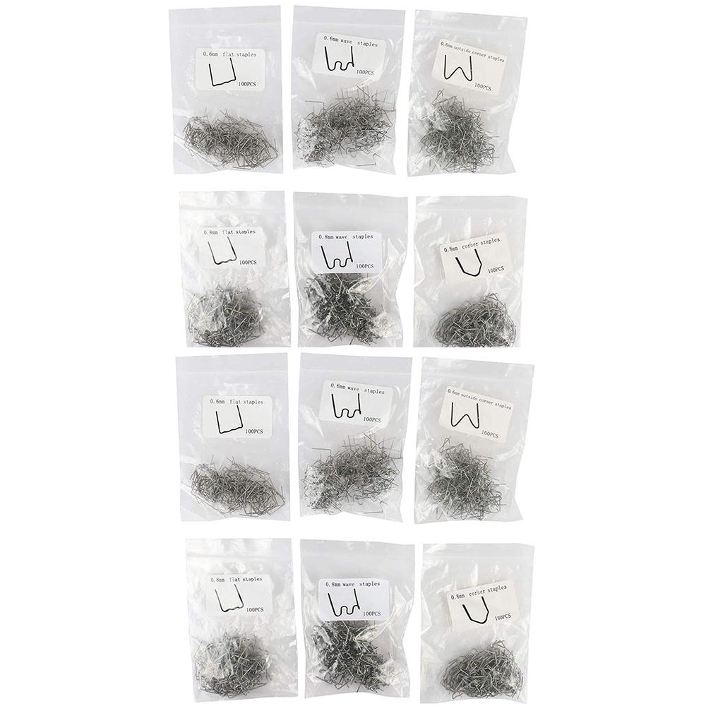 1200pcs Hot Staple for Car Bumper Fender Welder Stapler Plastic Welding Repair