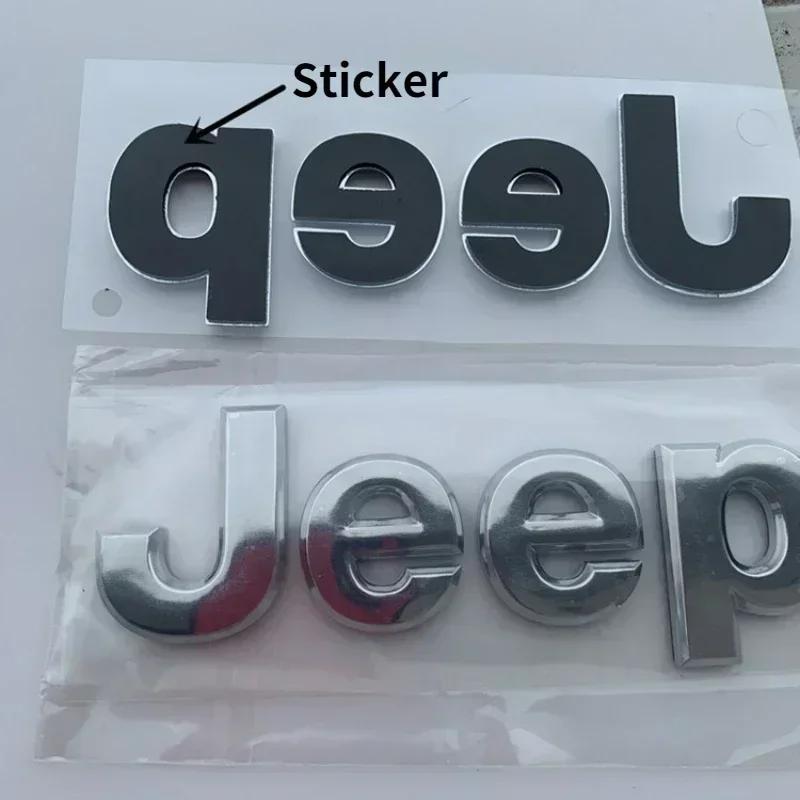 Auto Fronthauben-Emblem Seiten-Kofferraum-Aufkleber-Plakette für JEEP Renegade Grand Cherokee Wrangler JK Compass Commander Patriot Liberty