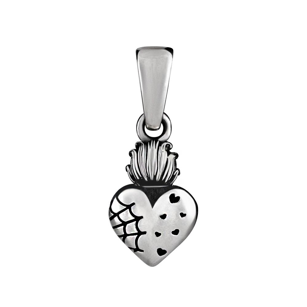 Anonymous Artisan Trump Card Suit Pendant - Heart