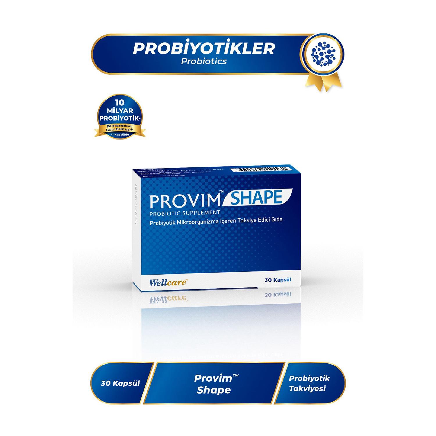 

Provim Shape Probiotic 30 Capsules