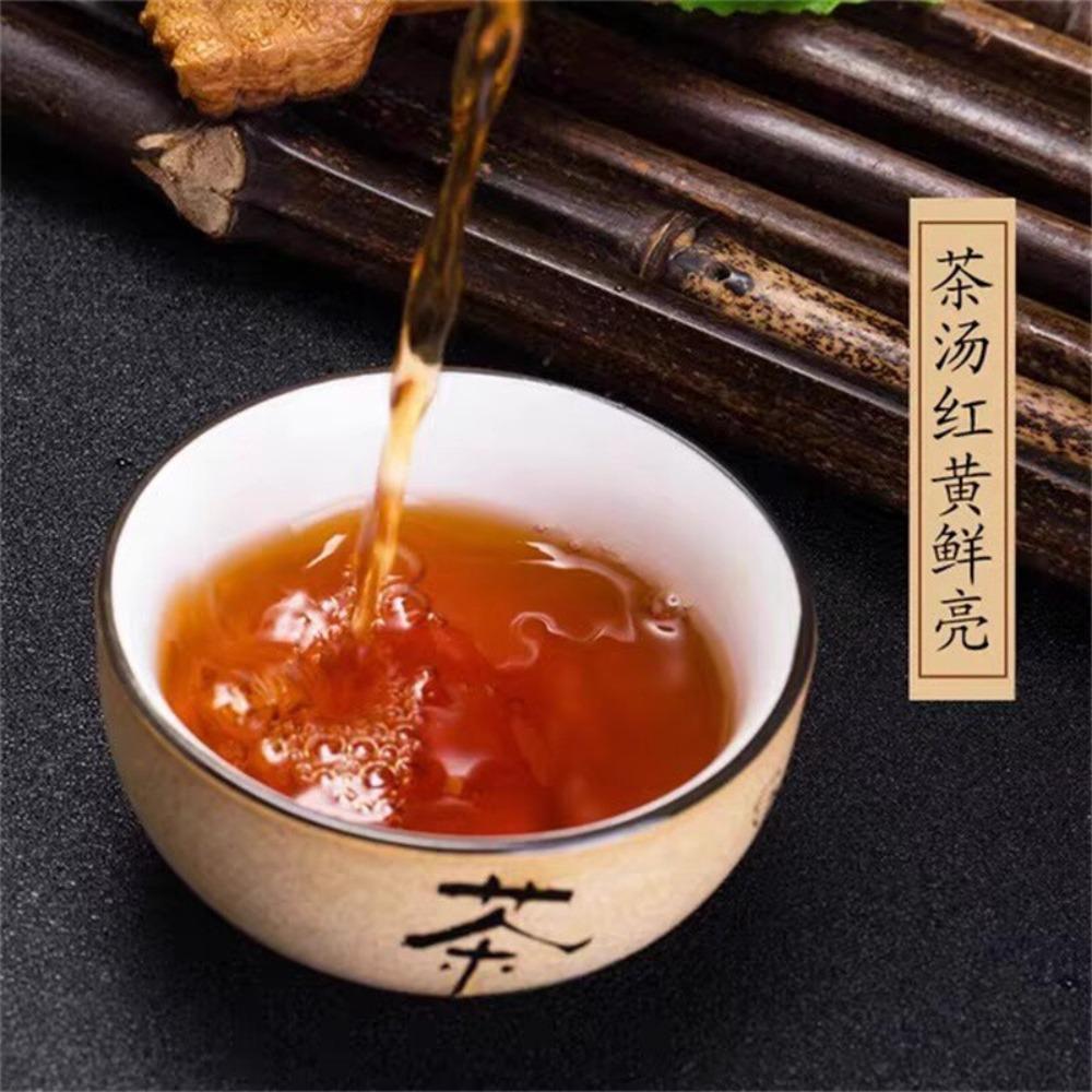 Organic Pu Erh Tea Cake 357g, Menghai Raw Pu erh Fermented Loose Leaf, Herbal Detox Energy Drink 01