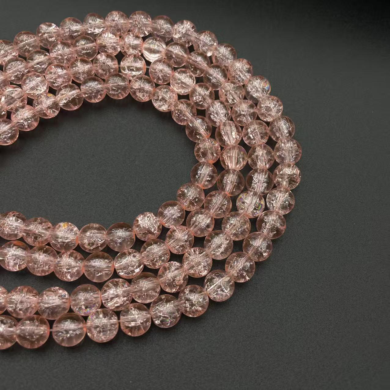 Vibrant Exploding Crystal Round Beads Jewelry Accessories