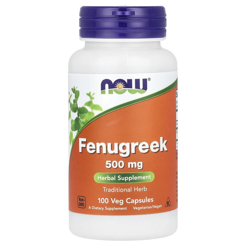 Fenugreek , 500 mg, 100 Veg Capsules