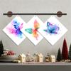6PCS Cleaning Dishcloths Reusable Kitchen Dish Towels Watercolor Butterfly Pattern Dishcloth Absorbent Lint Free Cloth Washable Duster Rags Tea Towels