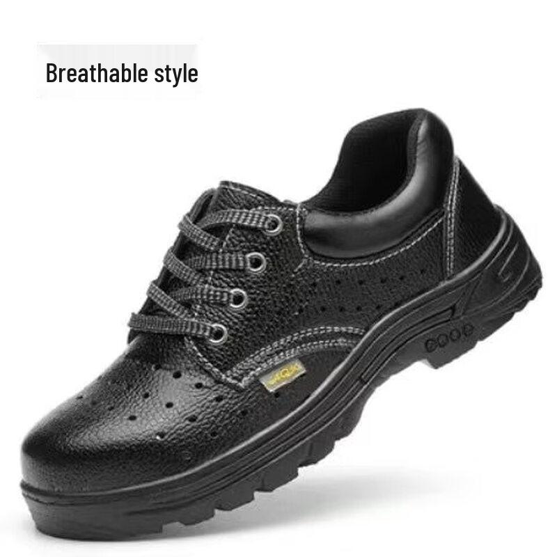 Yuduo Black Breathable Steel Toe Safety Shoes