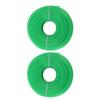 2PCS Nylon Grass Trimmer Line Green Trimmer Replacement Spool Durable Nylon Trimmer Line