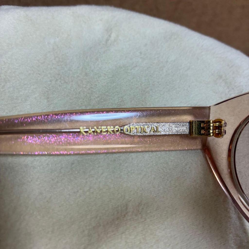 Used KEBOZ Kaneko Glasses  KEBOZ MOOKIE SUNGLASS PINK New Shipping included
