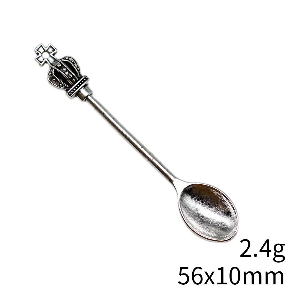Christmas Decorations Charms For Bracelet Tableware Fork Spoon Charms Pendant Art Supplies Pendant