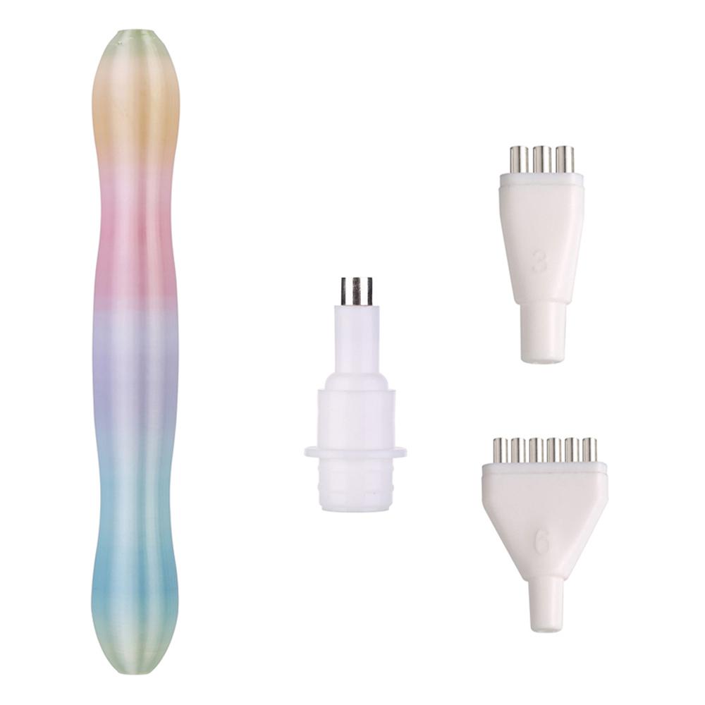 Comfortable  Diamond Painting Pen 5D Diamond Painting Tools Point Drill Pen With Multifunctional 3/6pcs Pen Tips for Art Crafts