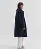 EZIO Cashmere Blend Handmade Mac Coat_Navy